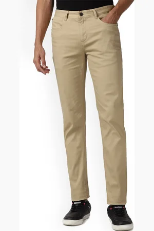 Peter England Men Mid Rise Slim Fit Chinos