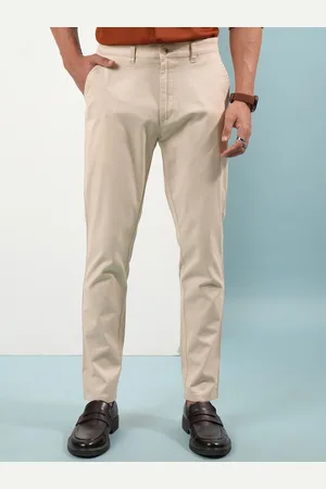 Highlander Men Soft Feel Twill Chino Trousers