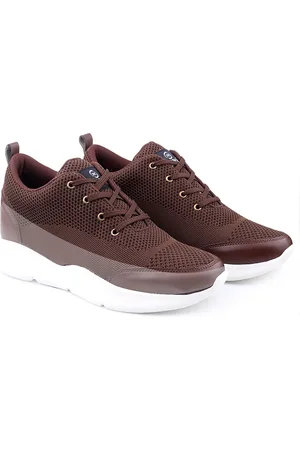 BXXY Men Lace Up Running Elavator Shoes