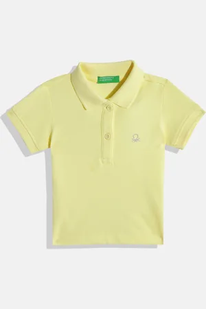 Benetton Girls Polo Collar T-shirt