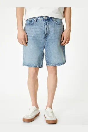 Koton Men Loose Fit Denim Shorts