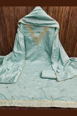 Kalini Embroidered Unstitched Dress Material