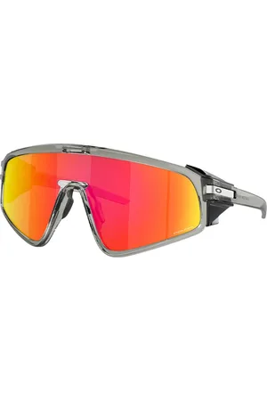 Oakley Unisex UV Protected Red Lens Rectangle Sunglasses - 0OO940494040435