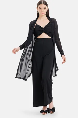 Kazo Women Party Longline Sheer Shrug