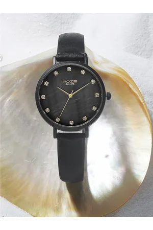 Sonata Women Leather Straps Analogue Watch SP80045NL01W