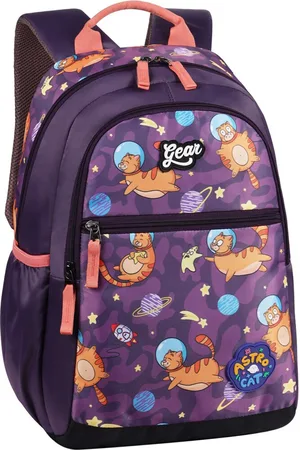 GEAR Unisex Kids Graphic Embroidered Backpack