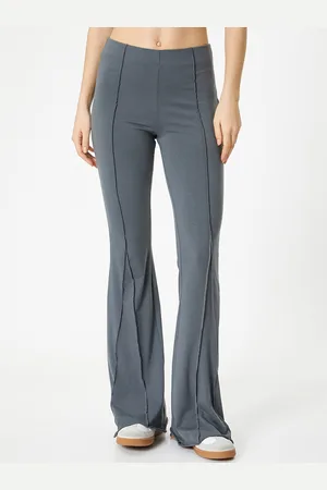 Koton Women Slim Fit Bootcut Trousers