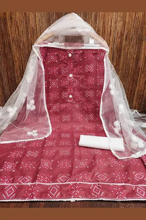Kalini Printed Unstitched Dress Material