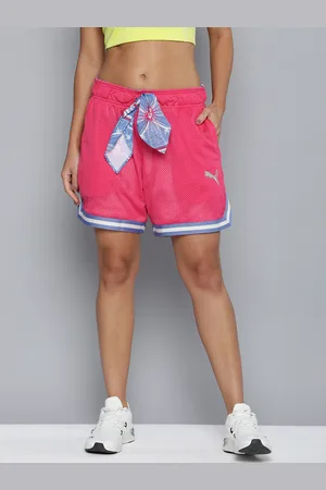 PUMA Women Mid Rise Superstition Mesh Basketball Reversible Sports Shorts
