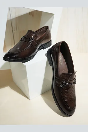 STYLE SHOES Boys Textured Horsebit Loafers