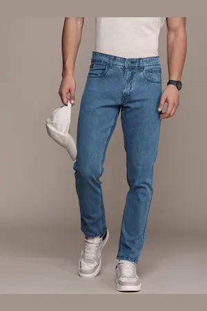 WROGN Men Straight Fit Light Fade Stretchable Jeans