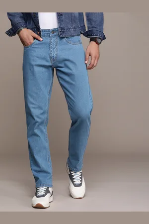 WROGN Men Straight Fit Stretchable Jeans