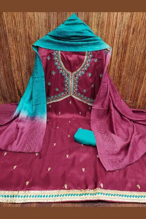 Kalini Embroidered Unstitched Dress Material