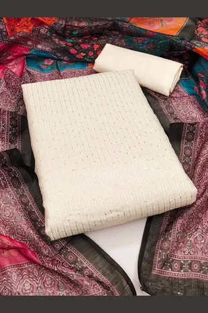 Kalini Embroidered Unstitched Dress Material