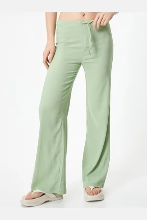 Koton Women Flared Parallel Trousers