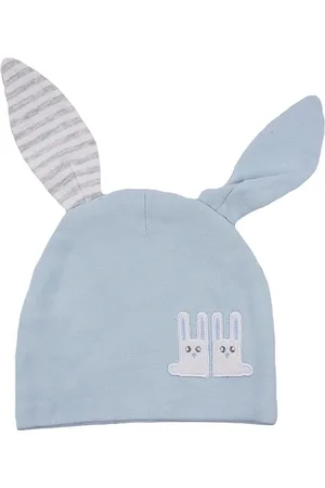 Baby Moo Kids Printed Cotton 3D Beanie Cap