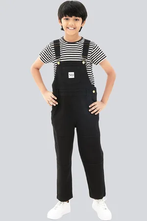 OLELÉ Boys Full Length Cotton Twill Dungaree