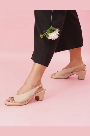Sherrif Peep Toes Block Heels