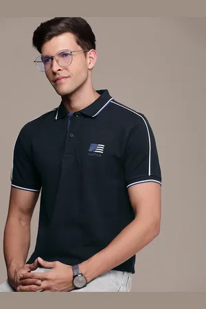 Nautica Men Polo Collar Pure Cotton T-shirt
