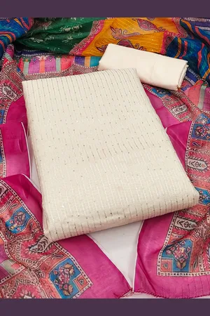 Kalini Embroidered Unstitched Dress Material