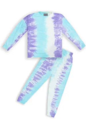 BAESD Kids Tie & Dyed Pure Cotton Tracksuits