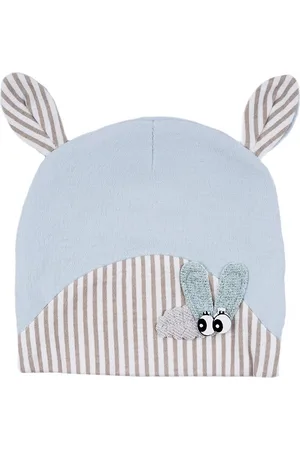Baby Moo Infnats Printed Cotton 3D Beanie Cap