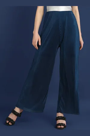 Mast & Harbour Women Loose Fit Parallel Trousers