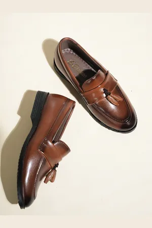 STYLE SHOES Boys Textured Tassel Loafers