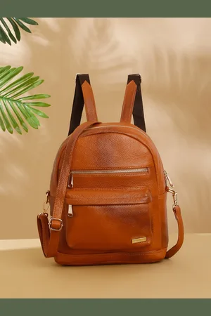 Teakwood Leathers Women Textured Leather Backpack