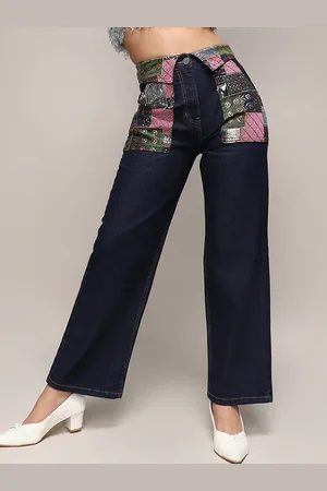 Campus Women Smart Highly Distressed Jeans