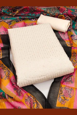 Kalini Embroidered Unstitched Dress Material