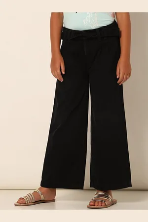 VERO MODA Girls Wide Leg High-Rise Clean Look Jeans