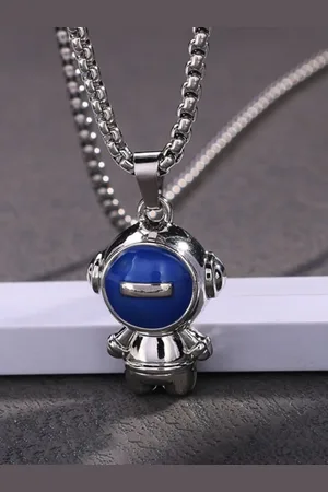 Salty Men Quirky Pendant with Chain