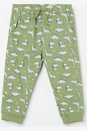 Lifestyle Infant Boys Conversational Printed Pure Cotton Joggers