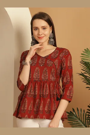 Rajnandini Print Cotton Top