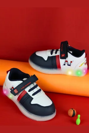 BAESD Kids Colourblocked Lightweight LED Sneakers
