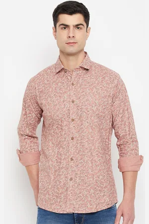 Duke Slim Fit Floral Printed Cotton Casual Shirt