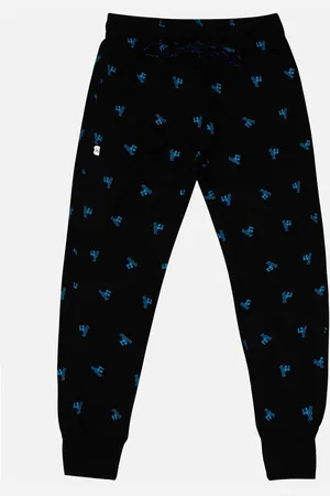 BodyCare Boys Printed Mid Rise Cotton Joggers