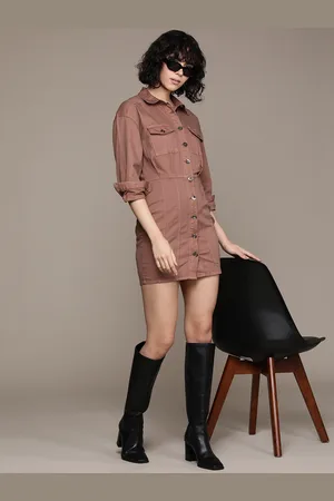 Roadster Denim Shirt Mini Dress