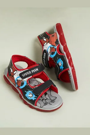 Lifestyle Boys Spider Man Printed Sports Sandals