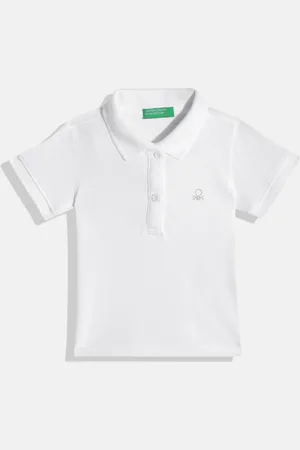 Benetton Girls Polo Collar T-shirt
