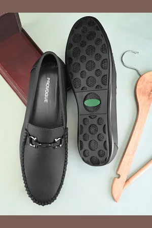 Provogue Men Round Toe Horsebit Loafers