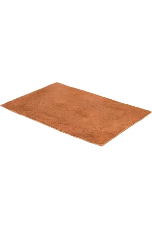 Aura Orange-Coloured Heavy Duty Entrance Cotton Anti Slip Doormat