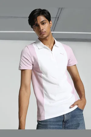 PUMA Men Elevated Colorblock Polo Slim Fit Tshirt