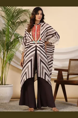 Juniper Women Striped Tunic With Trousers
