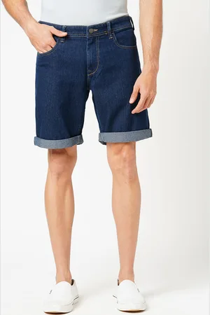 Mast & Harbour Men Slim Fit Low-Rise Denim Shorts