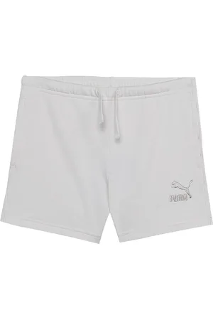 PUMA Better Classic Girls Mid-Rise Cotton Shorts