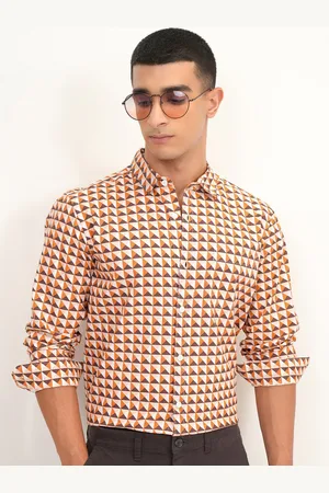 Highlander Men Reg Collar Full Sleeve Printed Shirt