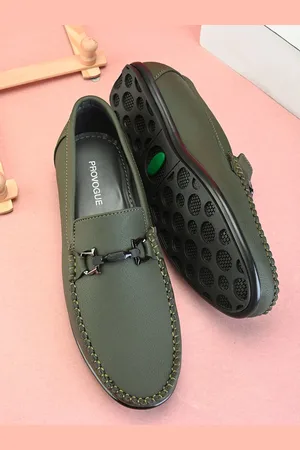 Provogue Men Round Toe Horsebit Loafers