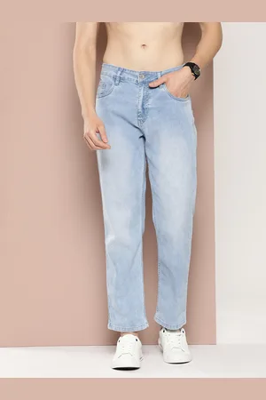 HARVARD Men Straight Fit Light Fade Stretchable Jeans